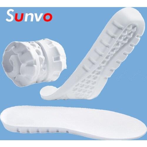 Memory Foam Arch Support Insoles for Sneakers Shock Absorption Inner Shoe Sole U-Shaped Heel Pad Fascitis Plantar Sports Insoles