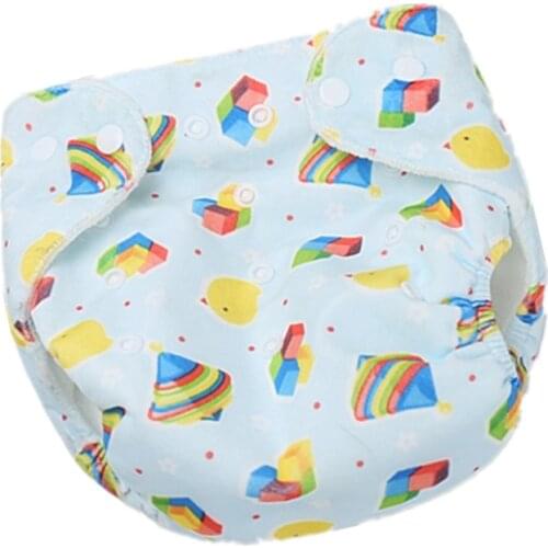 1PC Baby Cloth Diaper Reusable Nappy Baby Newborn Diapers Nappies Pocket Washable Diaper Cover One Size Ajustable