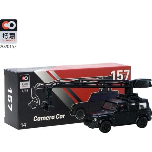 XCarToys 1:64 G63 SUV Camers Car Black Diecast Model Car