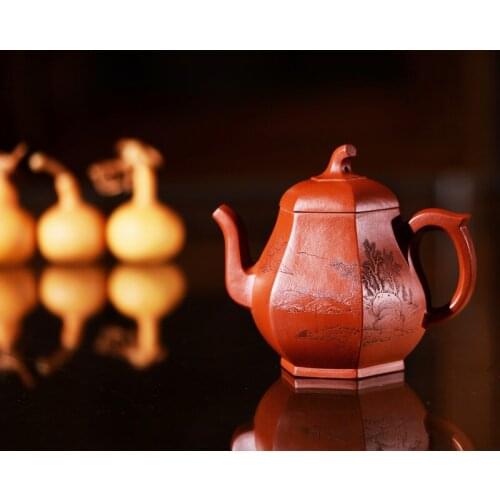 Yixing recommended the craft Jiang Aiying zhu mud dahongpao handmade ceramic tea-pot