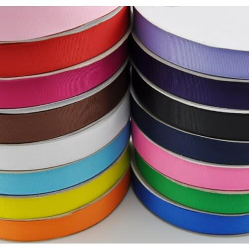 1" 25mm Grosgrain Ribbon craft/sewing/wedding Mix Color 10Y