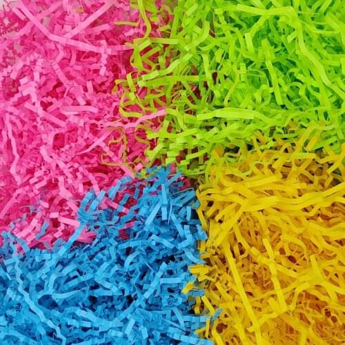 Crinkle Cut Paper Shred Filler for Packing and Filling Gift Baskets Home Decor Decoration DIY Gift Box
