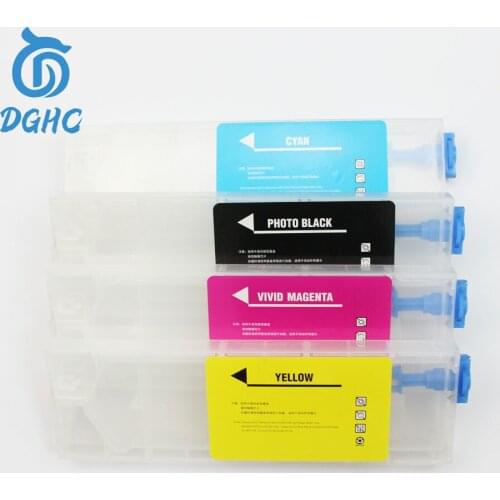 4pcs 220ml Vertical Empty refill cartridge for Roland/Mutoh/Mimaki Roland RS640 SJ-540 740 CISS bulk ink system plotter printer