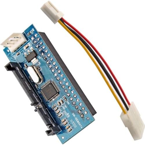 40 Pin 3.5 Inch IDE Hard Drive Female to 22 Pin Male SATA Adapter HDD Converter Card
