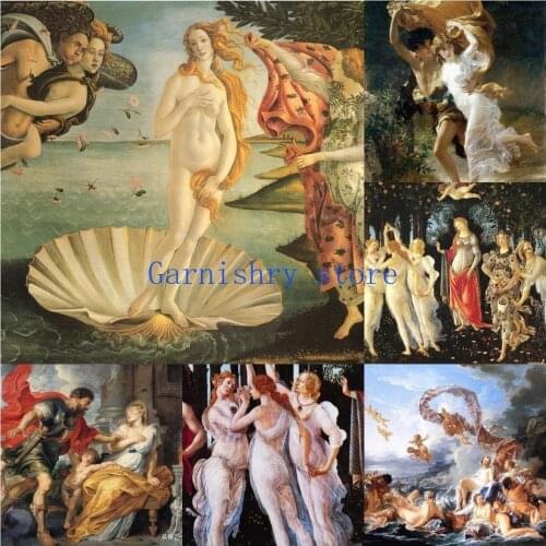 5D DIY Mosaic Home Decor Diamond Painting Venus Full Round Diamond Embroidery Cross Stitch Kits Diamond Mosaic