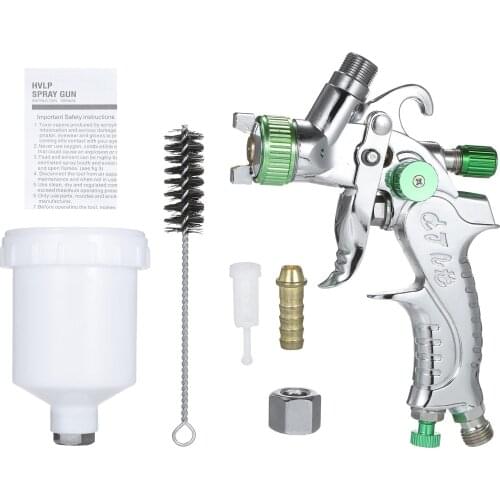 Gravity Feed Air Spray Gun Mini Sprayer Paint Gun with 100ML Cup 1.0mm Nozzle for Painting Car Furniture Wall