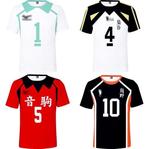 Anime Haikyuu Tshirt Mens Clothing Oikawa Tooru Jersey Shirt Hinata Cosplay Tee Volleyball Uniform Kozume Kenma T Shirt Tops