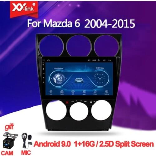 Car Radio 9" GPS Glonass Navigation System Android 9.0 For MAZDA 6 2004-2015 Multimedia Viedo Player Audio Stereo No 2 Din