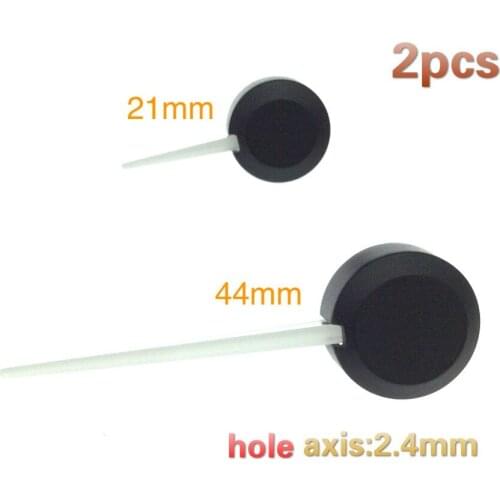 2pcs 21mm / 44mm white plastic for Various car, motorcycle, ship instrument pointer, tachometer, oil gauge, odometer cluster