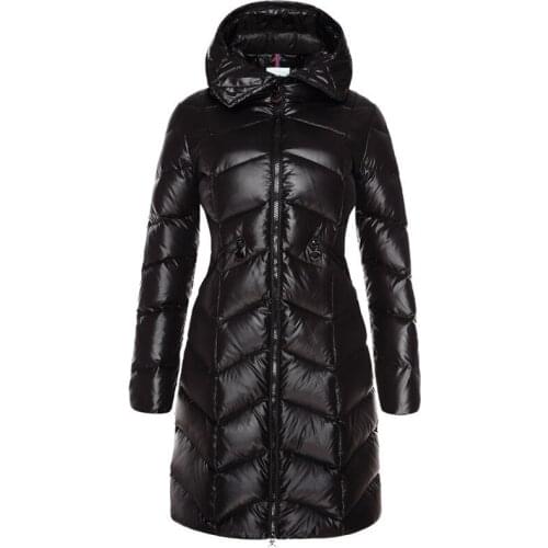 White down jacket, fashion Winter hooded coat, women long parkas, warm womens coats, casacos a01330 yy1185