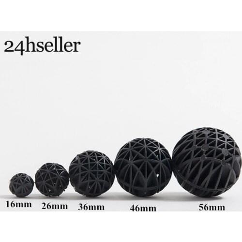 16mm-56mm Bio Ball Aquarium Filter Material Biochemical Ball Fish Tank Biological Ball With Cotton Aquatic Supplies