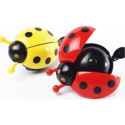 Kids Beetle Ladybug Ring Bell For Cycling Bicycle Bike Ride Horn Alarm Durable