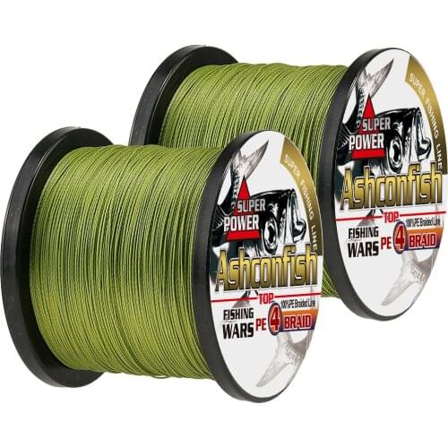 Brand new 1000M super 4x longlines for sea fishing 50 60 70 80 90 100LB strong braided fishing line 0.36-0.55mm large spool line