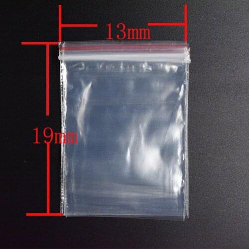 FLTMRH 4X6/5X7/6X8/7X10CM Transparent Self Sealing Zip Zipper Lock Plastic Bags Clear Ziplock Bags For Jewelry Packaging