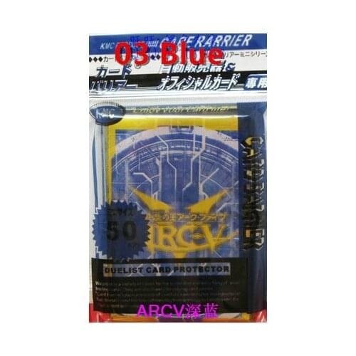 KMC 500 PCS YuGiOh ARC-V Card Sleeves Board Games Card protector 10 Colors Option