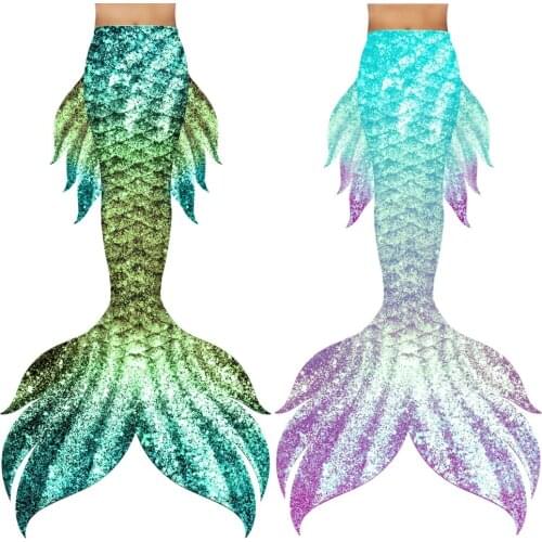 Hot Adult Women Mermaid Swimsuit Girls Bikini Set Mermaid Tail Swimwear Kids Mermaid Costume Daughter Bikini 3 Pieces Bikini Set
