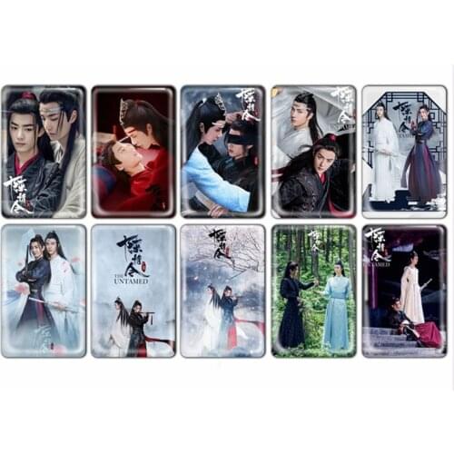 The Untamed Chen Qing Ling Mo Dao Zu Shi Fans Postcard Crystal Card Sticker Gift Xiao Zhan Wang Yibo Sticker Props Collect BJXY