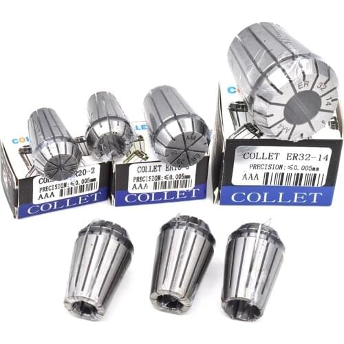 NEW AAA grade 12PCS/SET ER20 3-13mm 1/8 spring collet chuck precision 0.005mm for CNC Milling Lathe Tool spindle motor