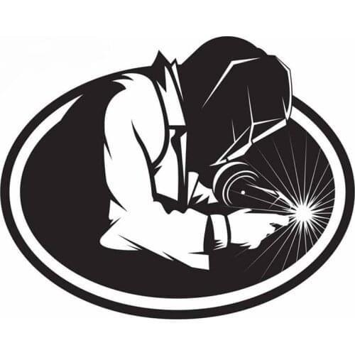 Personality Welder Personality Creative Car Stickers Graffiti Decal 3D Custom Printing Vinyl Material Decor Apply To Car Window