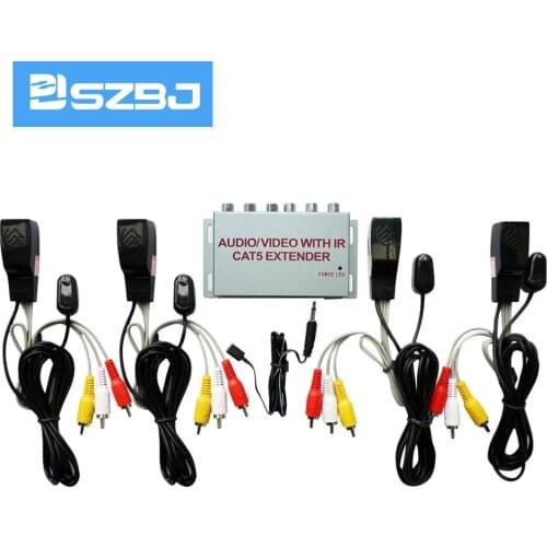 Remote sharing of audio and video, Transmitter And Receiver Audio Video, Composite Video Extender