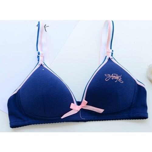 Training Bras for Girls Teenage Underwear Training Bras Young Children Girl Student Cotton Soft Bra Top