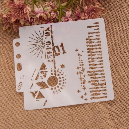Creative Layering Stencils graffiti hand copied board hollowed out photo album graphic spray painting tool