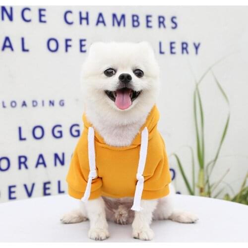 Back Pocket Long-Lasting Outdoor Pullover Warm Dog Jumpsuit Hoodie Pet Clothes