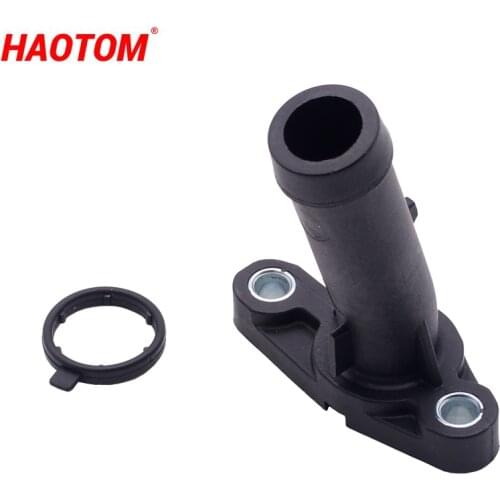 Car Engine Coolant Inlet Flange Water Pump Fitting Accessory For Audi Q7 2007 2008 2009 2010 03H121145A