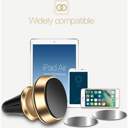 1pcs=Mobile phone holder and Car fragrance Multifunction 2 In 1 Magnetic Car Mount Holder And Car Air Freshener magnetic holder