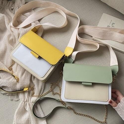 2021 New Small Flap Crossbody Bags for Women Summer PU Leather Shoulder Messenger Bag for Girl Handbag Bolsas Ladies Phone Purse