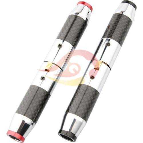 1Set 3 Pin XLR Connector Male Female Speaker Terminal MIC Jack Plug for Microphone Audio Cable Black Red Carbon Fiber and Copper