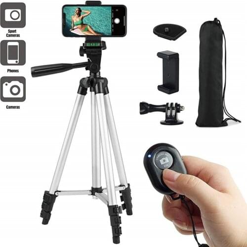 Aluminum Alloy Mobile Phone Live Holder Tripod Sports Camera Stand SLR Camera outdoor Photo Tripod