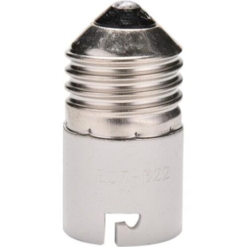 B22 to E27 Base LED Light Lamp Bulb Fireproof Holder Adapter Converter Socket Change 1PCS