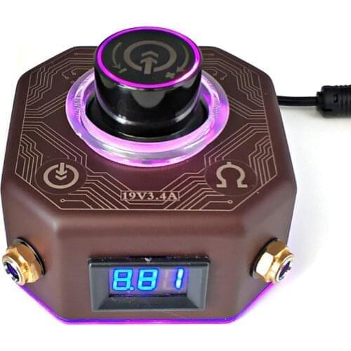 Pro LED Tattoo Power Supply 3A Power with Light Indicator Magnetic Base