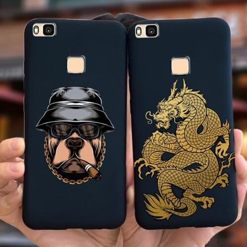 P9Lite Case For Huawei P9 Lite 2016 Case Cute Painted Cover For Huawei P 9 P9 Lite Phone Case 5.2'' Shockproof Coque Dragon Case