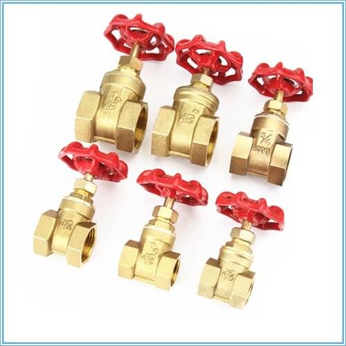Copper gate valves DN15 20 25 water valve switch valve Internal thread Gate valves