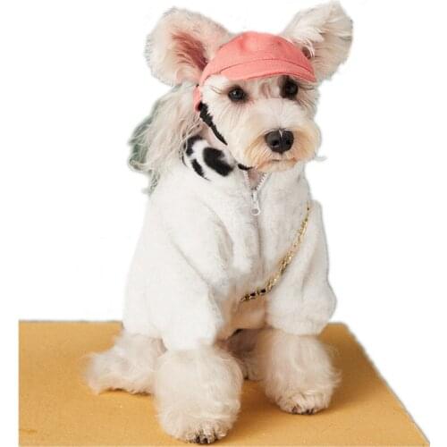 Fashion Winter Warm Pet Dog Fur Coat Clothes For Small Medium Dogs Jacket Outfit Chihuahua Schnauzer French Bulldog YHC83