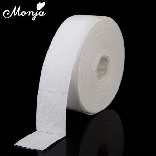 Monja 500/900/1000pcs/pack Nail Art Cleaner Paper UV Gel Polish Glue Powder Remover Cleaning Pads Clean Wrap Wipe Manicure Tools