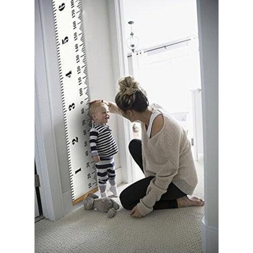 Wall Hanging Baby Height Measure Ruler Kids Grow Up Cute Room Decoration Growth Chart Record Photography Props Room Decor