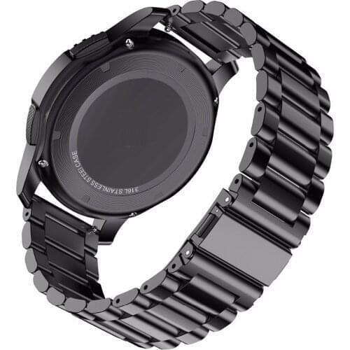 Pebble Time Huami Amazfit Strap for 22mm Samsung Gear S3 Galaxy Watch 46mm Huawei GT 2 46mm Honor Magic stainless steel band