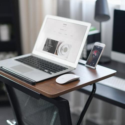 Portable Laptop Desk Small Reading Table Standing Work Table Fixed To Chair Use For Home Office