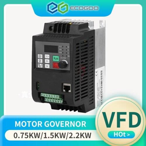 VFD 1.5kw 2.2KW 220V AC Variable Solar Pump Frequency Inverter With MPPT