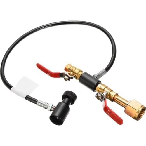 1pc Soda Stream SodaStream Tank Cylinder Filling Station Refill Charging Adapter 24" Durable Hose Quick Refilling Tool Accessory