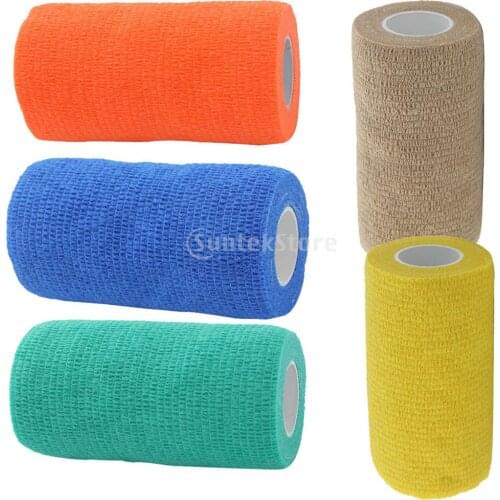 10cm First Aid Medical Ankle Care Self-Adhesive Bandage Gauze Tape