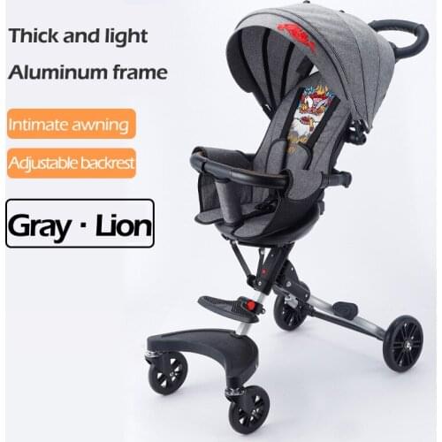Lightweight baby stroller can sit foldable baby stroller ultra-light portable travel stroller
