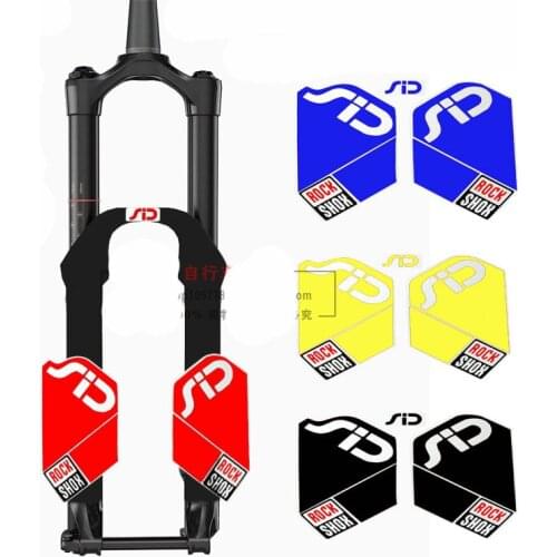 Reflective mountain bike stickers fixed gear bicycle fork rockshox rock shox