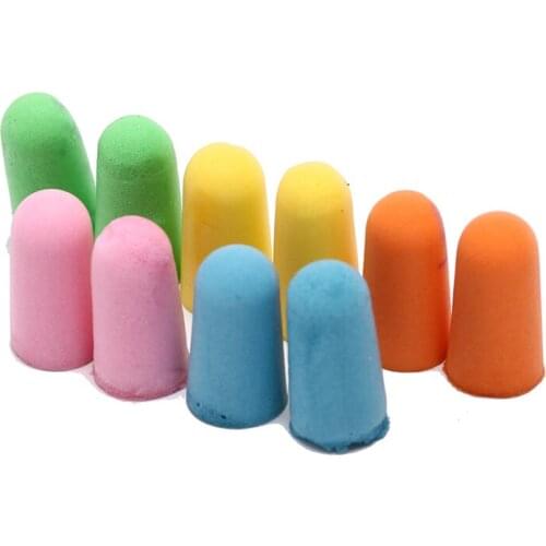 5Pairs Comfort Earplugs Noise Reduction For Sleep Slow Rebound Earplugs Foam Soft Ear Plugs Noise Reduction Earplugs Protective