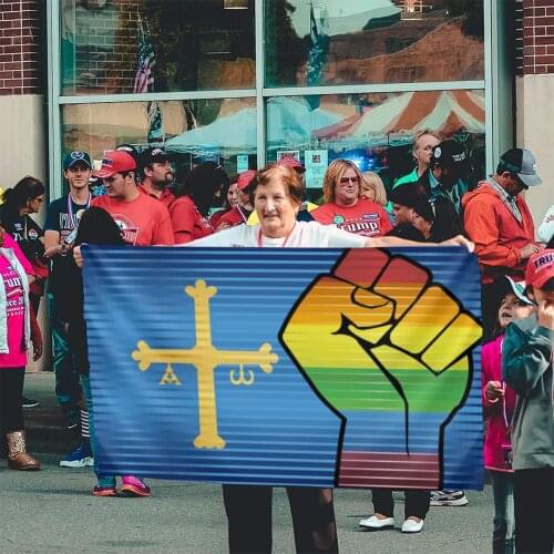 Asturias Cross 147 Flag Banner Home Outdoor Gift Party Trump 2024 Garland Flags The Soviet Union