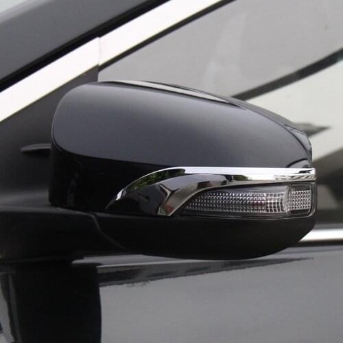 For Toyota CHR 2016 2017 2018 2019 Car Accessories ABS Chrome Rearview Side Glass Mirror Frame Cover Trim Car Styling 2Pcs
