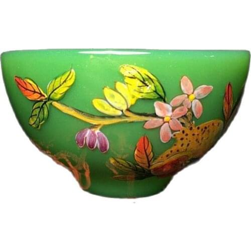 Ancient Buddhism green (glass bowl) family collection